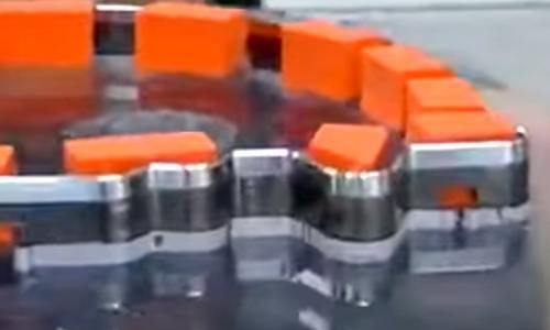Steel rule die in plastic base